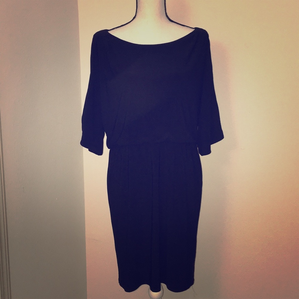 Black Party Dress (Peek-A-Boo Sleeves)